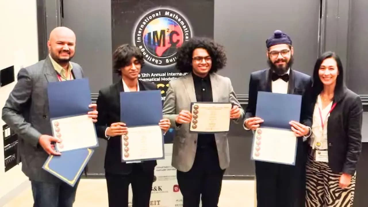 Four Indian students win global award for developing wildlife protection plan using maths