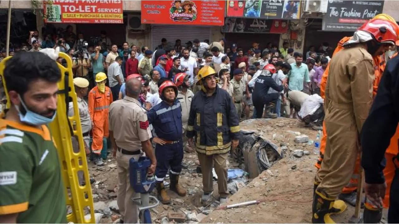 Delhi PG building collapse: One dead and several students feared trapped
