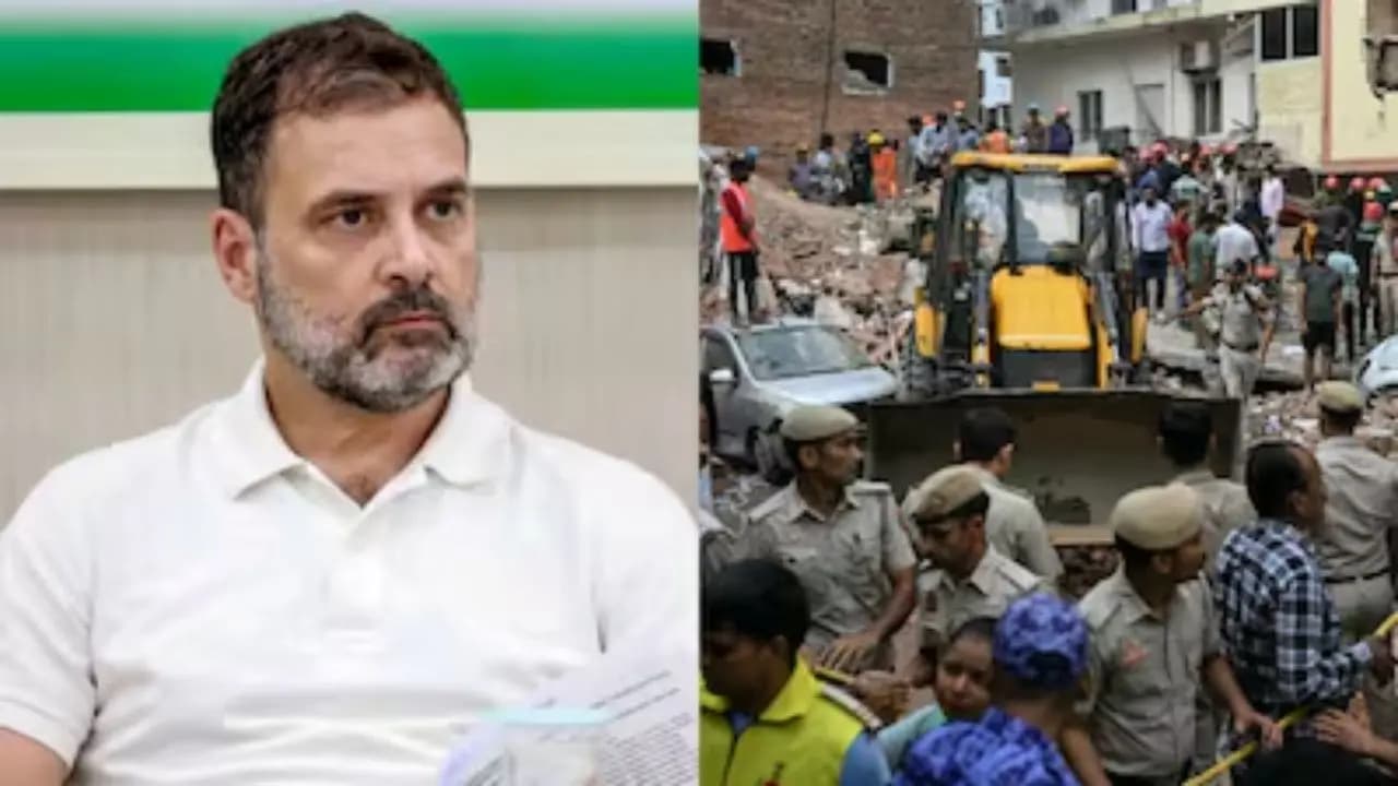 Rahul Gandhi On Delhi Building Collapse: Students Forced To Live In Inhumane Conditions