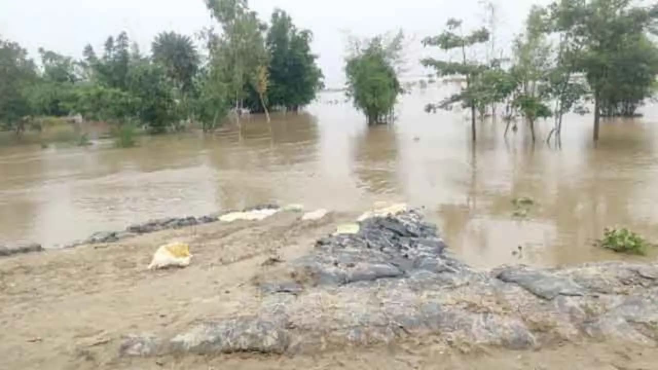 Manikchak: Severe flood situation in Manikchak Bhutni Police Station submerged 62 villages flooded