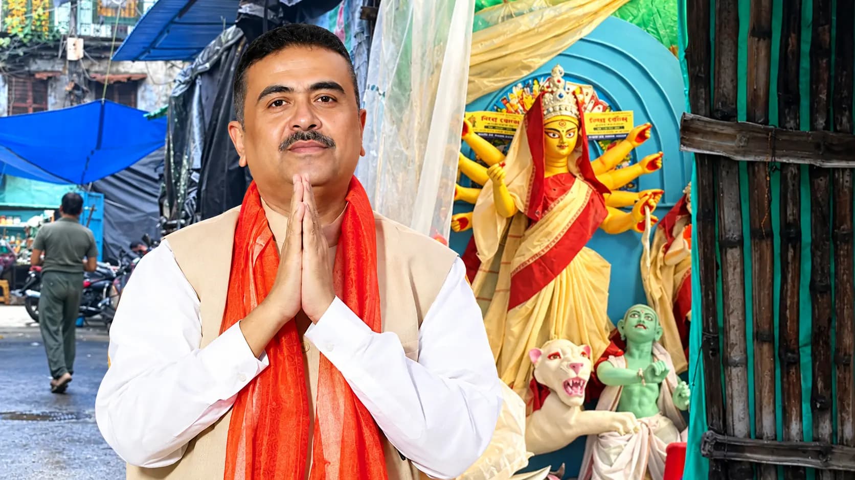 Theme Pandal Traditional Idol: Kumartuli Sees Surge in Classic Durga Statues CM Suvendu Adhikari Announcement About Durga Pujo 2026