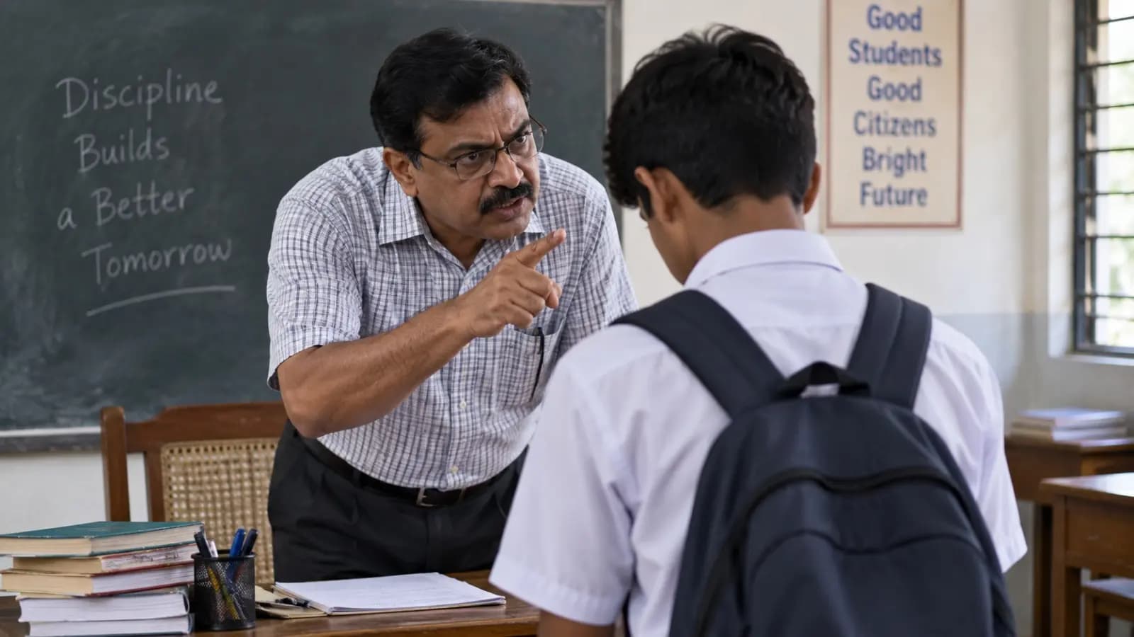 Teacher Punches 16 Year Old Student, Leaving Blood Clot In Eye in Mysuru