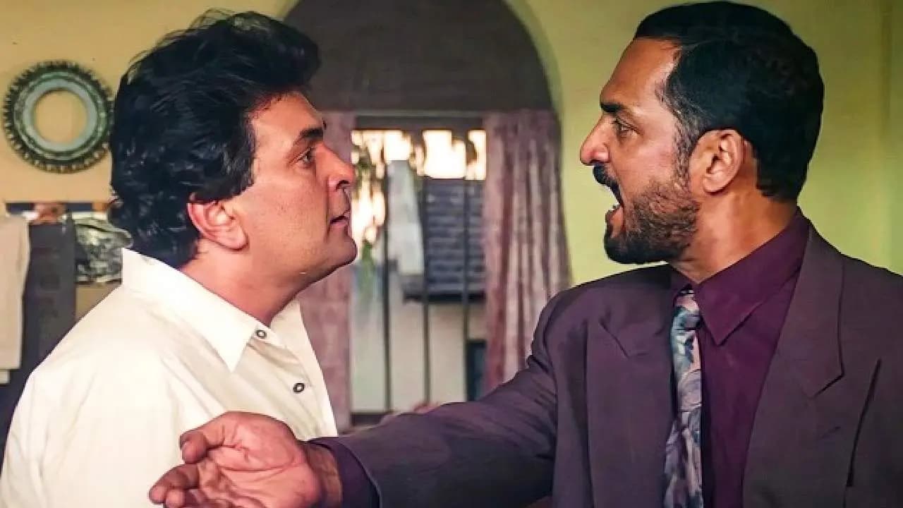 Rishi Kapoor Scolded Child Actor Nana Patekar Reacted on Hum Dono Set
