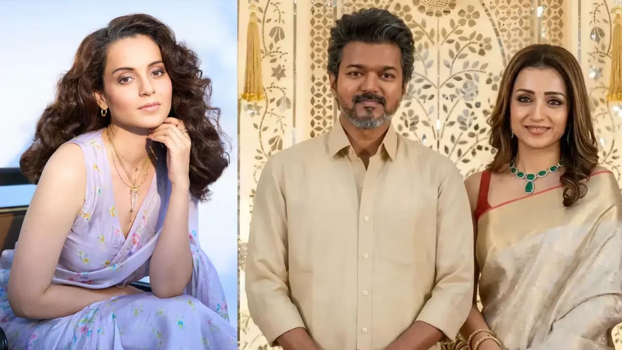 Vijay Thalapathy and Trisha Krishnan Relationship Rumour: Kangana speaks out "why are there nasty comments about the woman's character?"