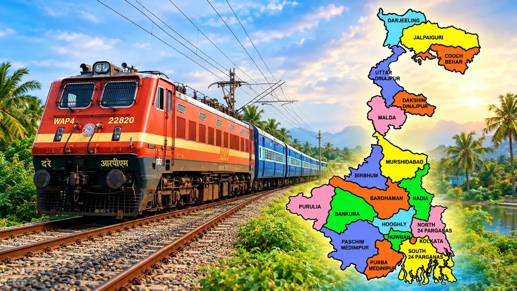 New Railway Line In Bengal: Priority for West Bengal in the double-engine era approval granted for three massive projects worth approximately Rs 11000 crore