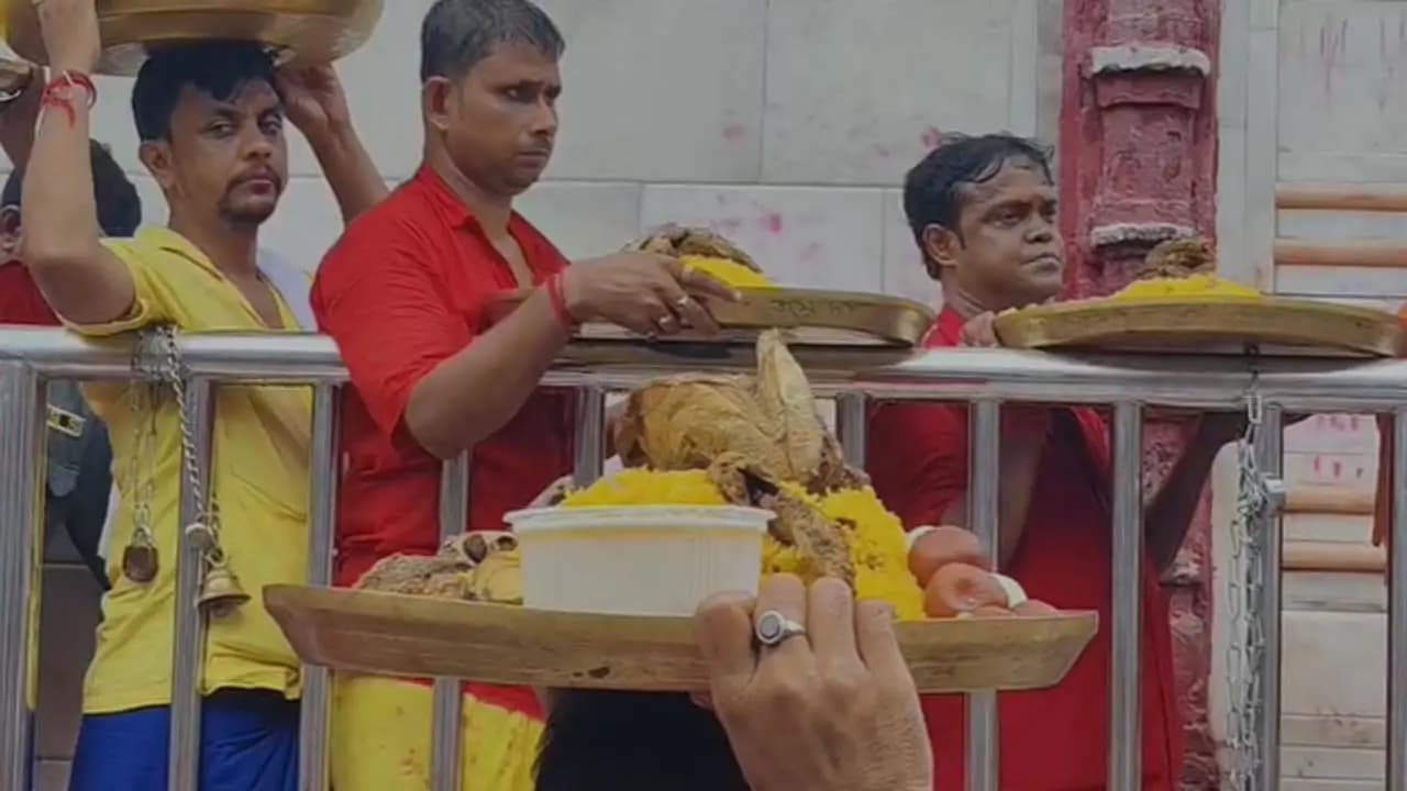 Fish meat and more prasad Inside Indias hindu temples with unusual offerings