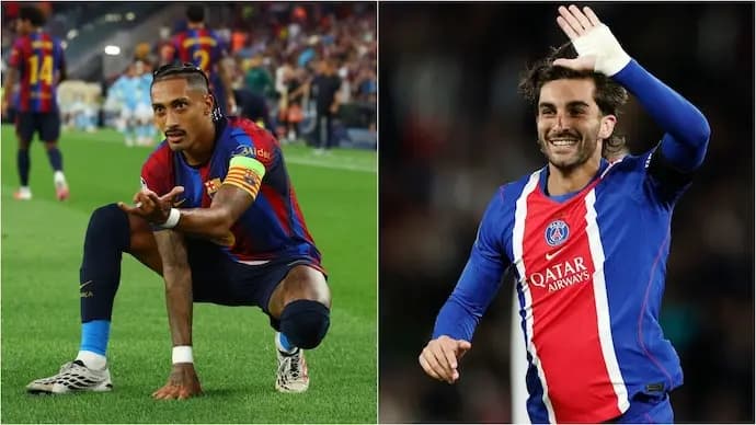 Goals galore in Champions League, Raphinha and Torres shine as Barcelona and PSG win 