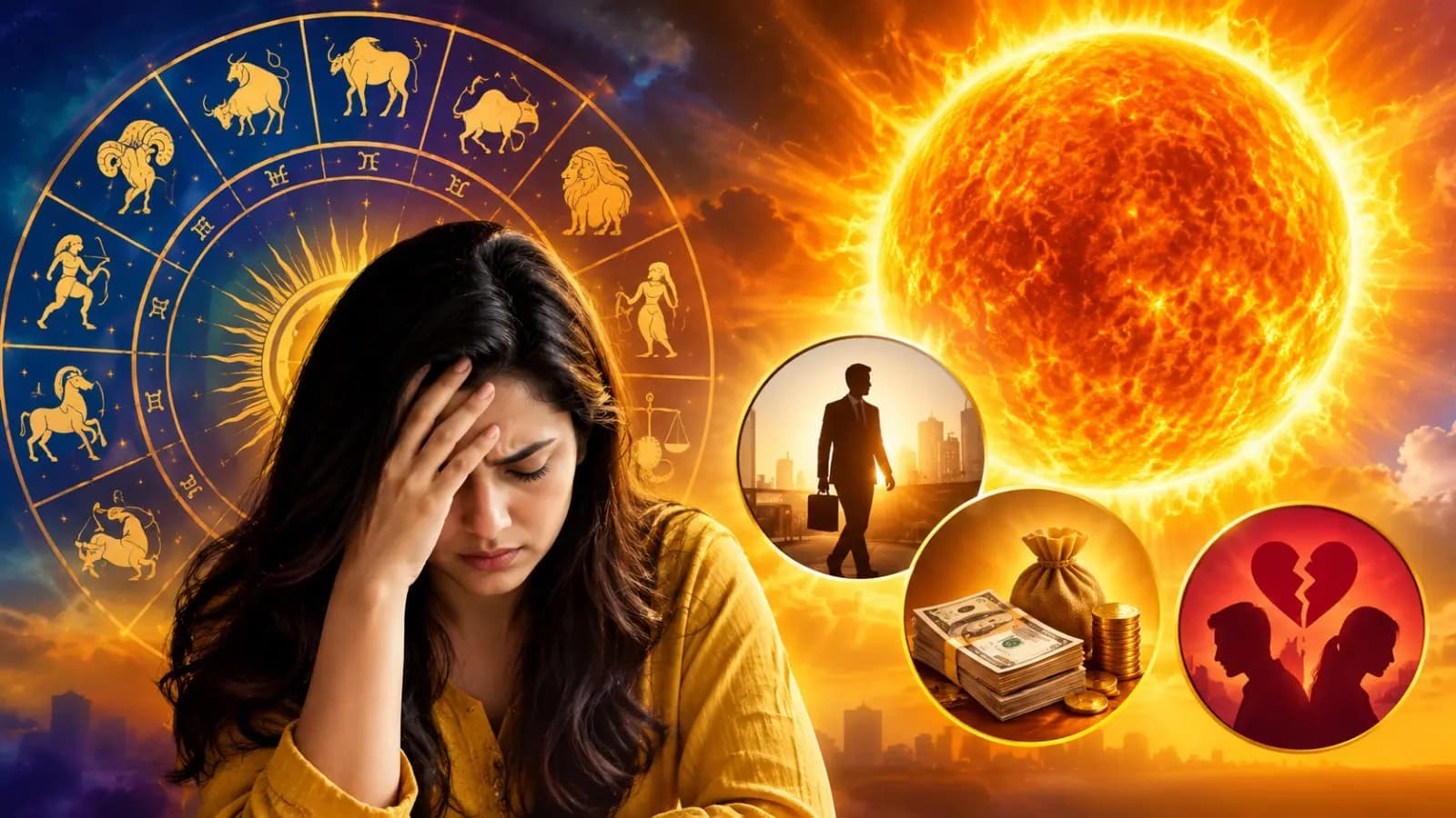 Surya Gochar 2026: Sun Transit in Virgo on September 17 these Zodiac Signs Facing Career and Financial Hurdles