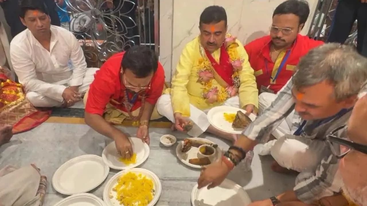 Kaushiki Amavasya 2026: CM Suvendu Adhikari offered his prayer at Kalighat Kali Temple
