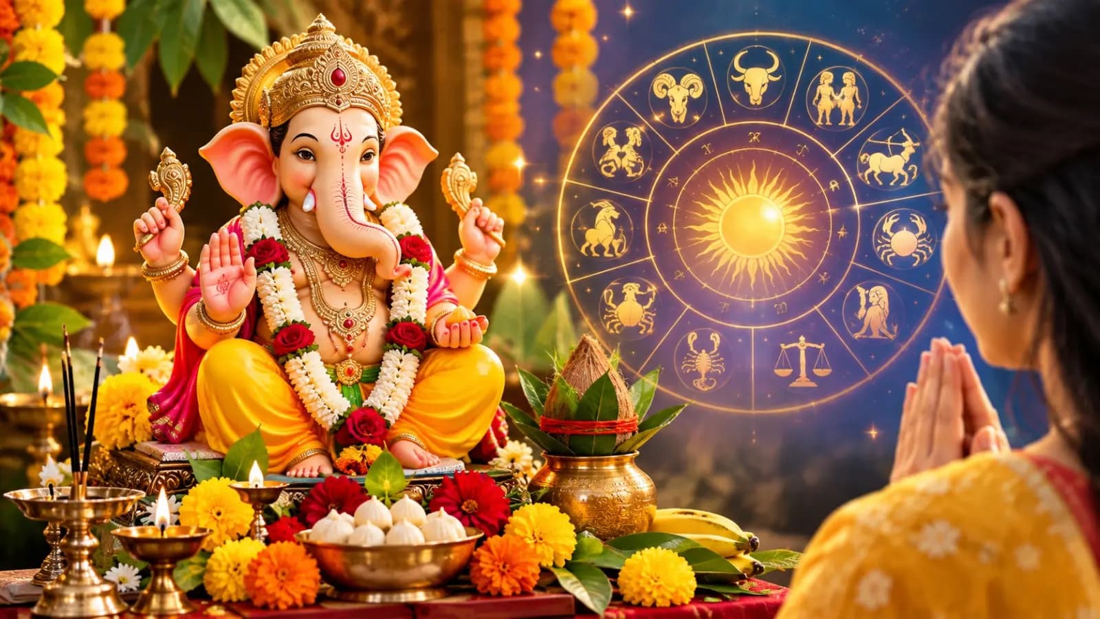 Ganesh Chaturthi 2026 Remedies: Zodiac-Wise Puja Vidhi to Bring Prosperity