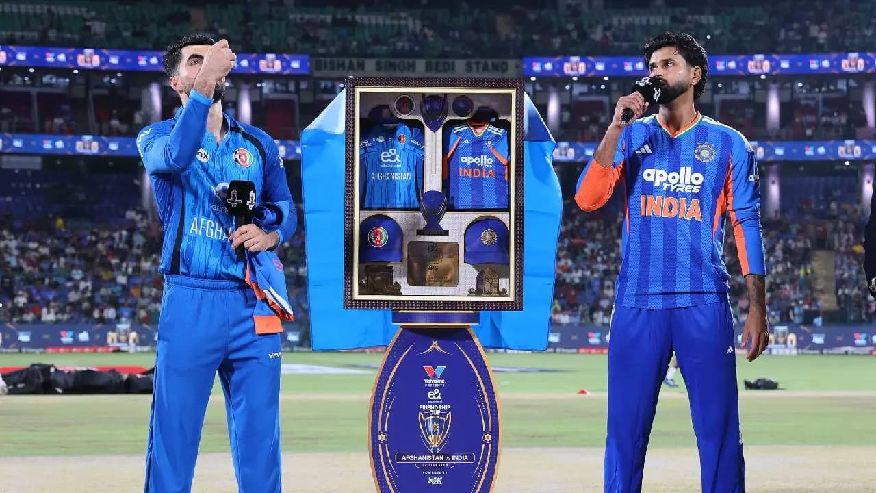 National Song Vande Mataram Played Before India-Afghanistan T20I in Historic First