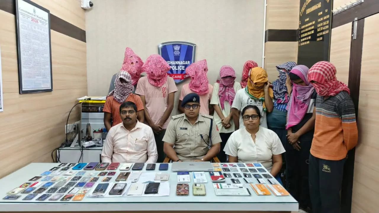 Bidhannagar Cyber ​​Police launch major operation against mule account racket 12 arrested