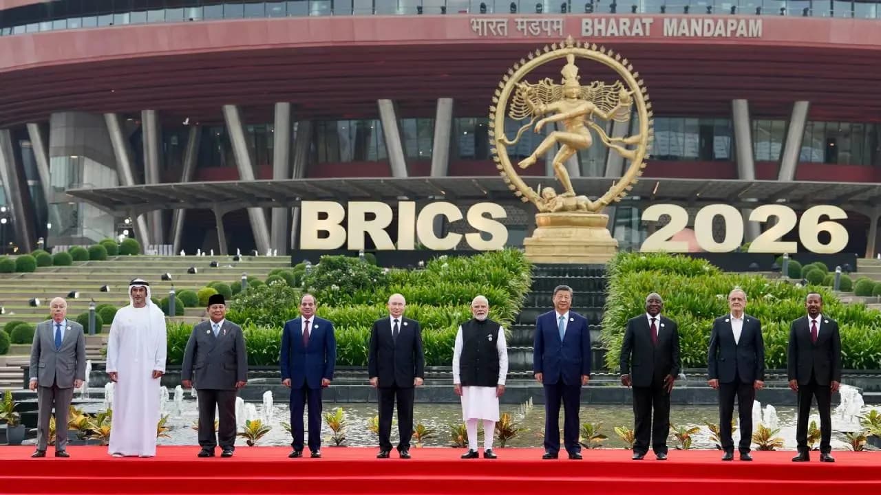 BRICS voices strong support for Palestine: New Delhi Declaration calls for preventing forced displacement from Gaza