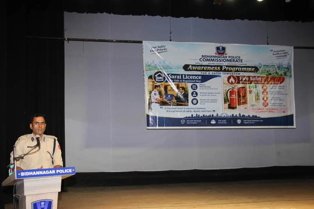 Bidhannagar Police Warns Hotels: Strictly Follow Safety Rules or Risk Losing License