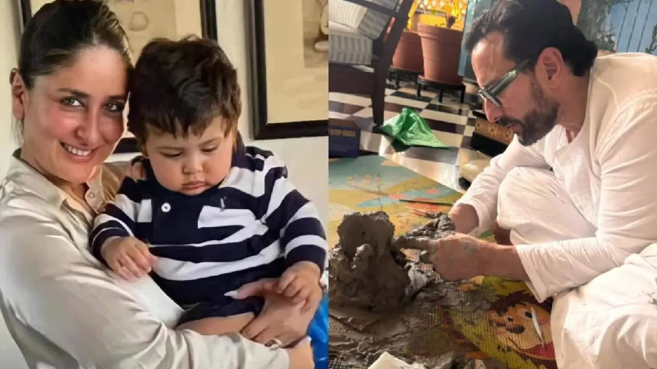 Ganesh Chaturthi 2026: Kareena Kapoor shares glimpses of making ganesh idol with Saif Ali Khan 