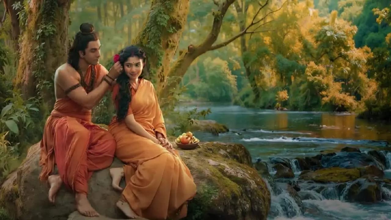 Ranbir Kapoor and Sai Pallavi as Ram and Sita in Nitesh Tiwari's Ramayana New Poster Out on Ganesh Chaturthi