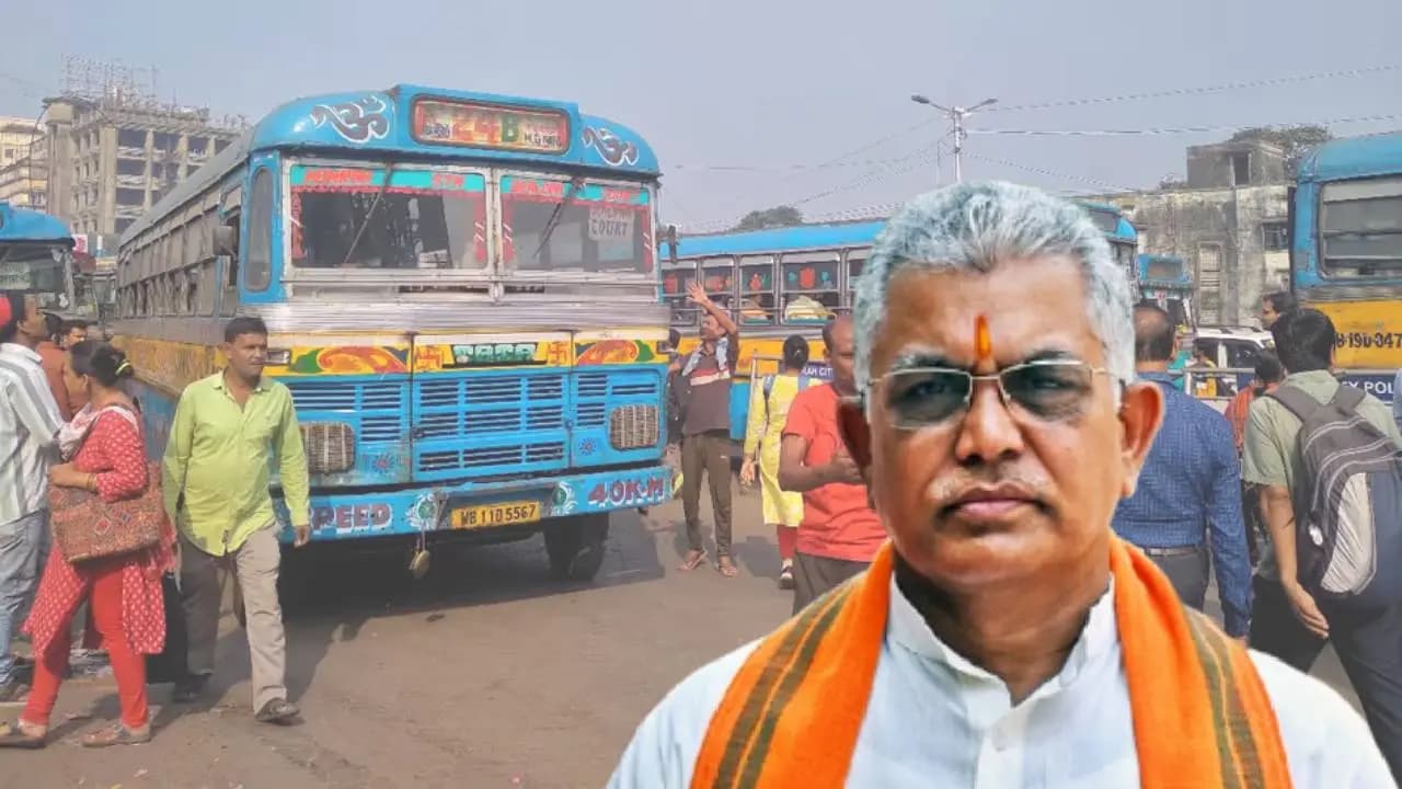 Dilip Ghosh Reaction on Local Bus Fare hike after Durga Puja 2026