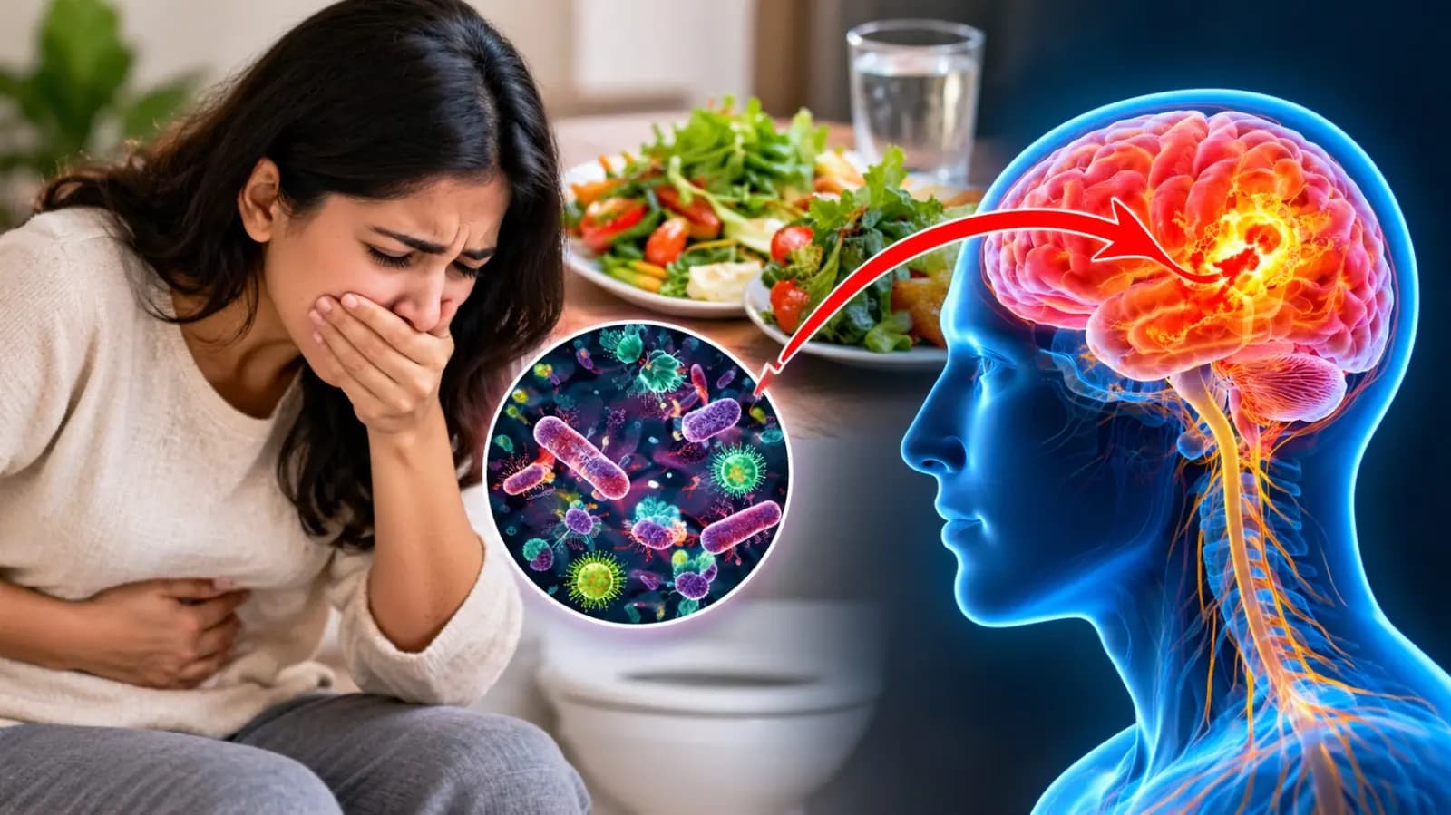 Food Poisoning Infection Reaches Brain Symptoms Risk