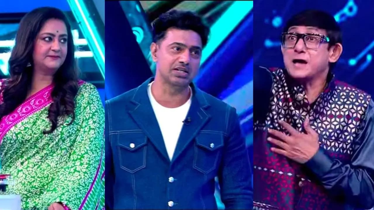 Dadagiri: dev made a funny comment on Kanchan Mallick's 3 marriage in front of sreemoyee chattoraj 