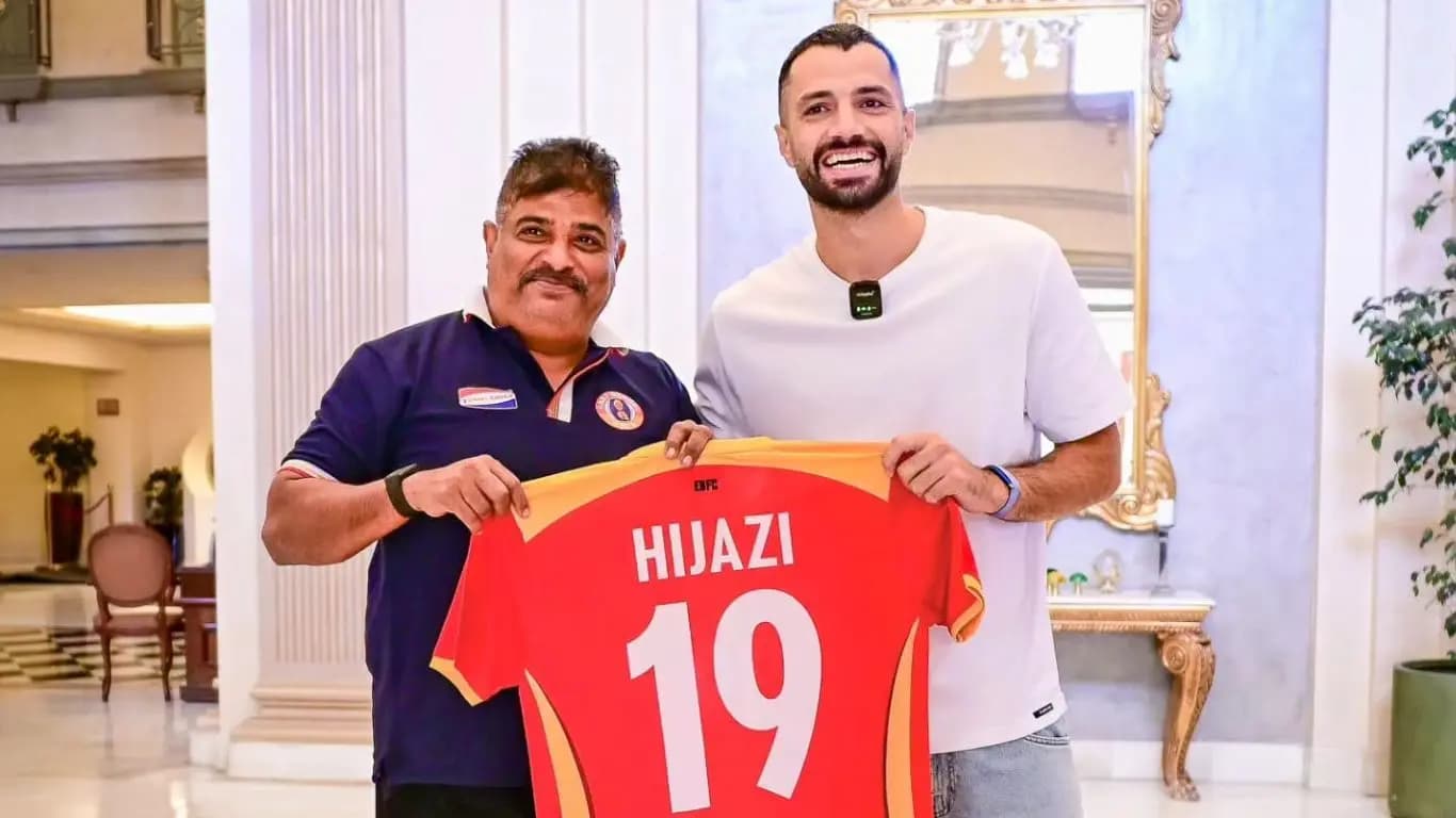 I miss East Bengal fans and Kolkatas Aloo Biryani nostalgic Hijazi Maher ahead of Red and Golds clash Against Al Hussein