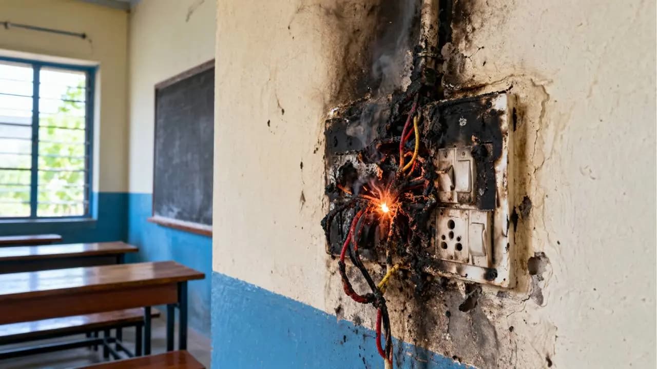 5 Students Electrocuted Due to Short Circuit in School Wall in Basirhat's Hingalganj