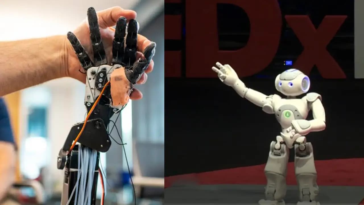 Robot made of Recycled plastic is transform teacher's spoken words to Sign Language hearing-impaired children will benefit 