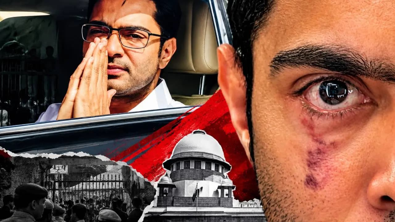 Much remains to be done: Abhishek slams the opposition while posting a photo of his eye from America.