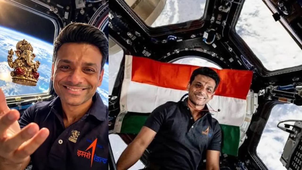 Ganesh Chaturthi in Space: Shubhanshu Shukla's 20-year-old Ganesh idol is floating in Zero Gravity