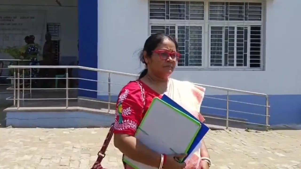 Kalighat TMC Candidate Sanchita Pradhan Dey files nomination for Nandigram By poll