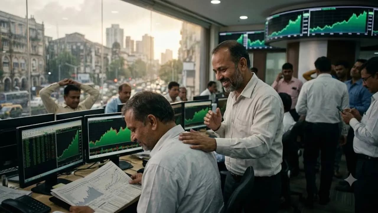 Indian Stock Market Rebounds After Two-Day Slide; Sensex Gains 332 Points, Nifty Up 99