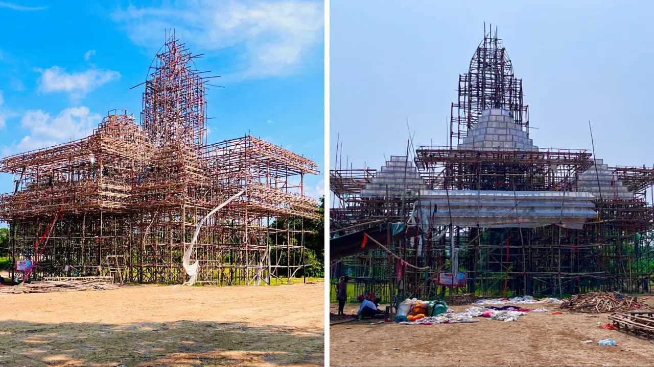 Durga Puja 2026: Kirti Temple of Barsana is the theme of Lalbag puja
