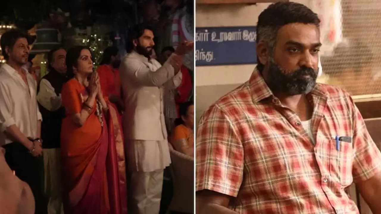 Vijay Sethupathis maharaja will be remade in Hollywood shah rukh khan ranveer singh performs arti in Ambani's ganesh puja