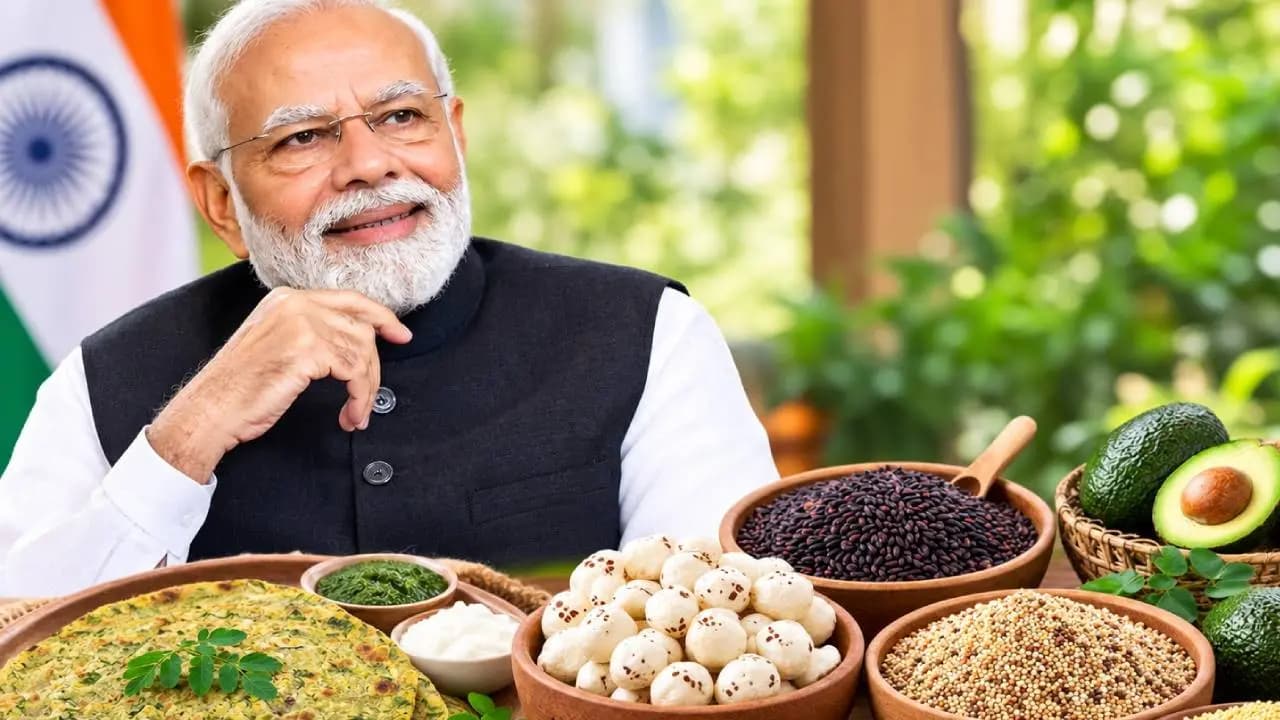 PM Narendra Modi Favourite Superfoods Moringa Paratha Makhana Millets Health Benefits
