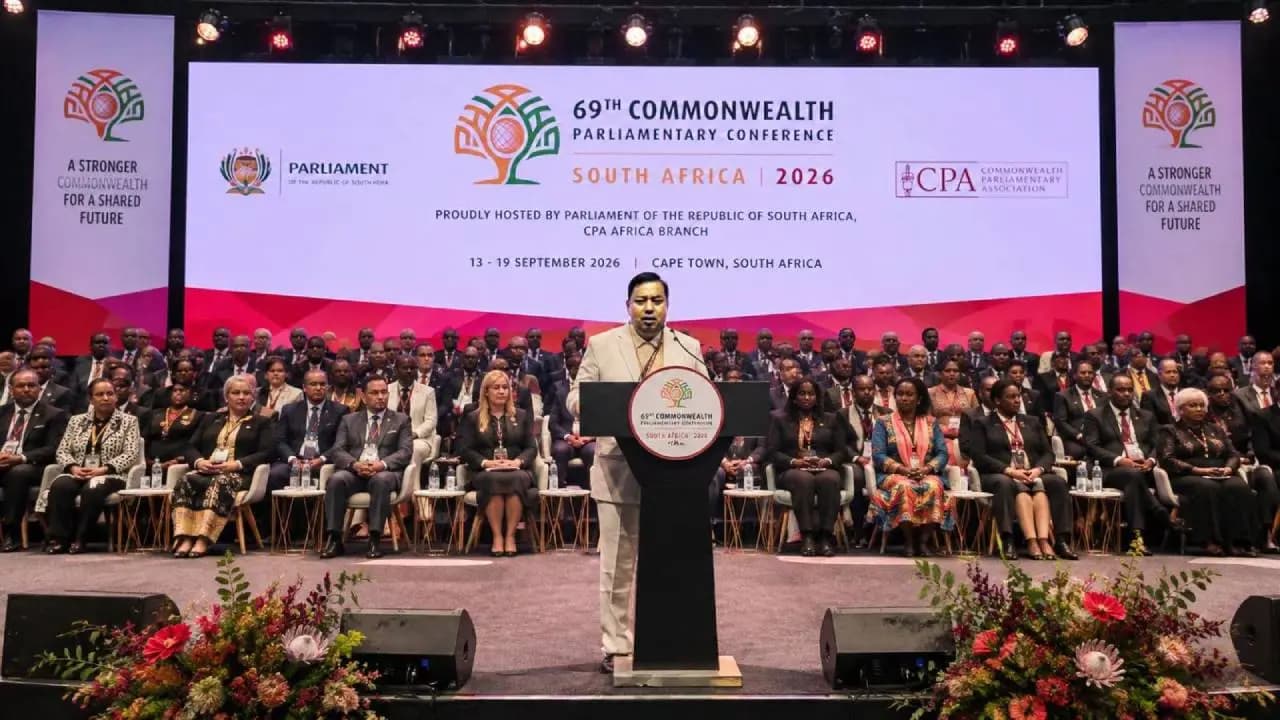 Tripura Deputy Speaker Ramprasad Pal Highlights India’s Inclusive Development Vision at Commonwealth Conference