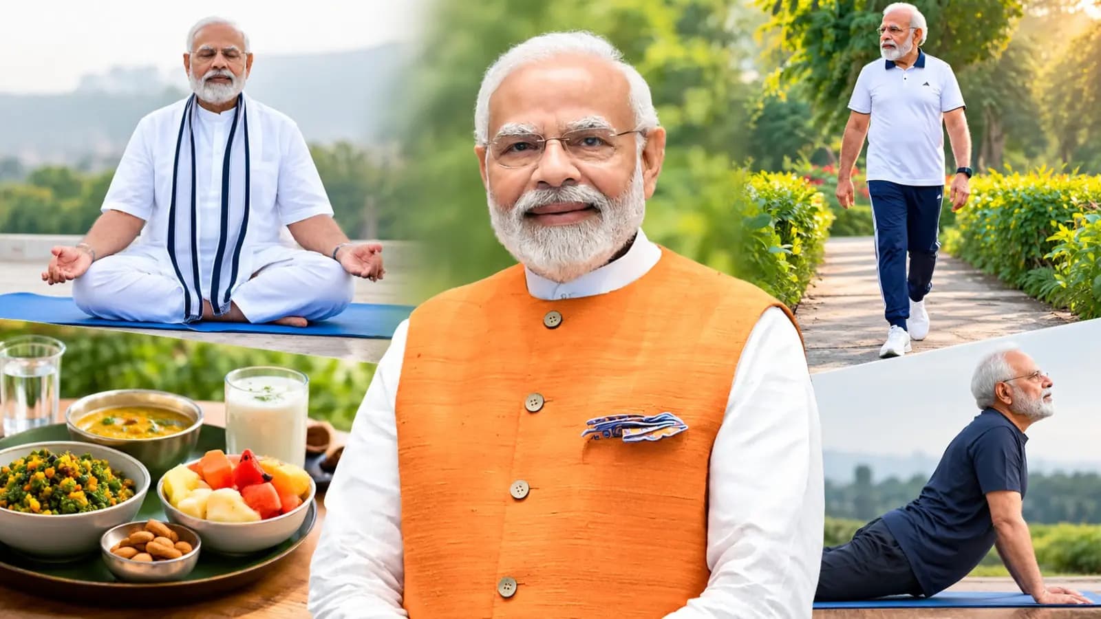PM Narendra Modi Turns 76: A Look at His Daily Fitness and Yoga Routine