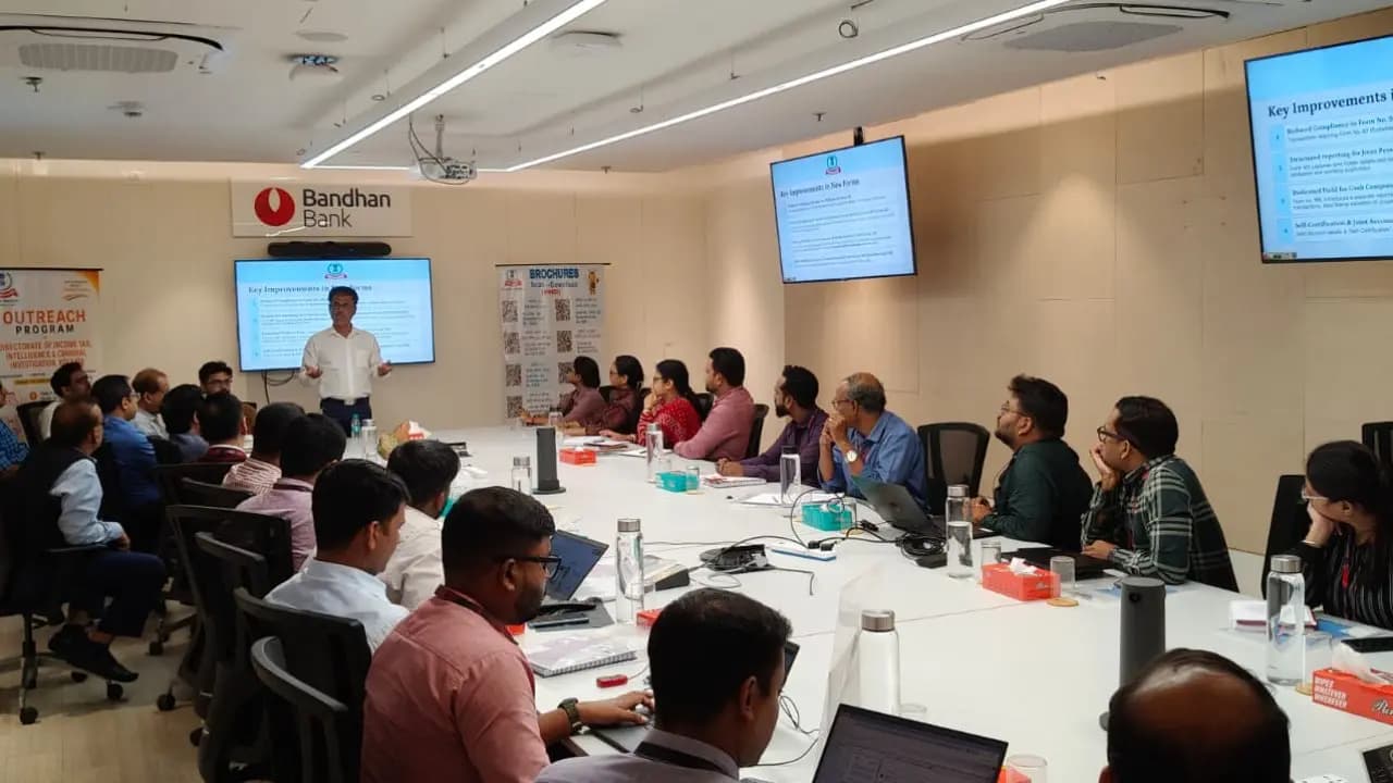 Income Tax Department Conducts Awareness Programme on SFT Reporting at Bandhan Bank Headquarters in Kolkata 