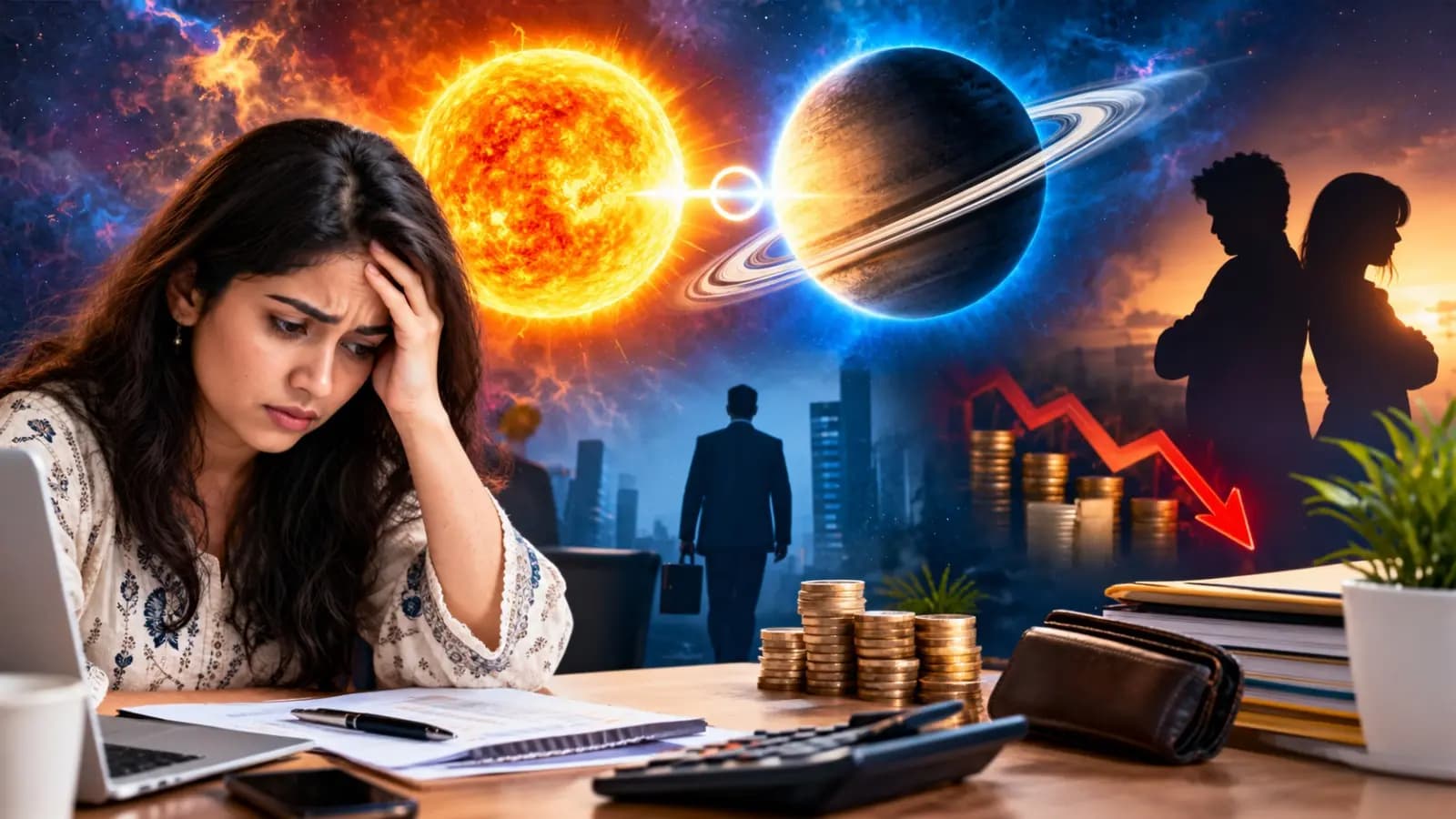 Sun Saturn Samsaptak Yog bring Financial loss and career stress to 3 Zodiac Signs