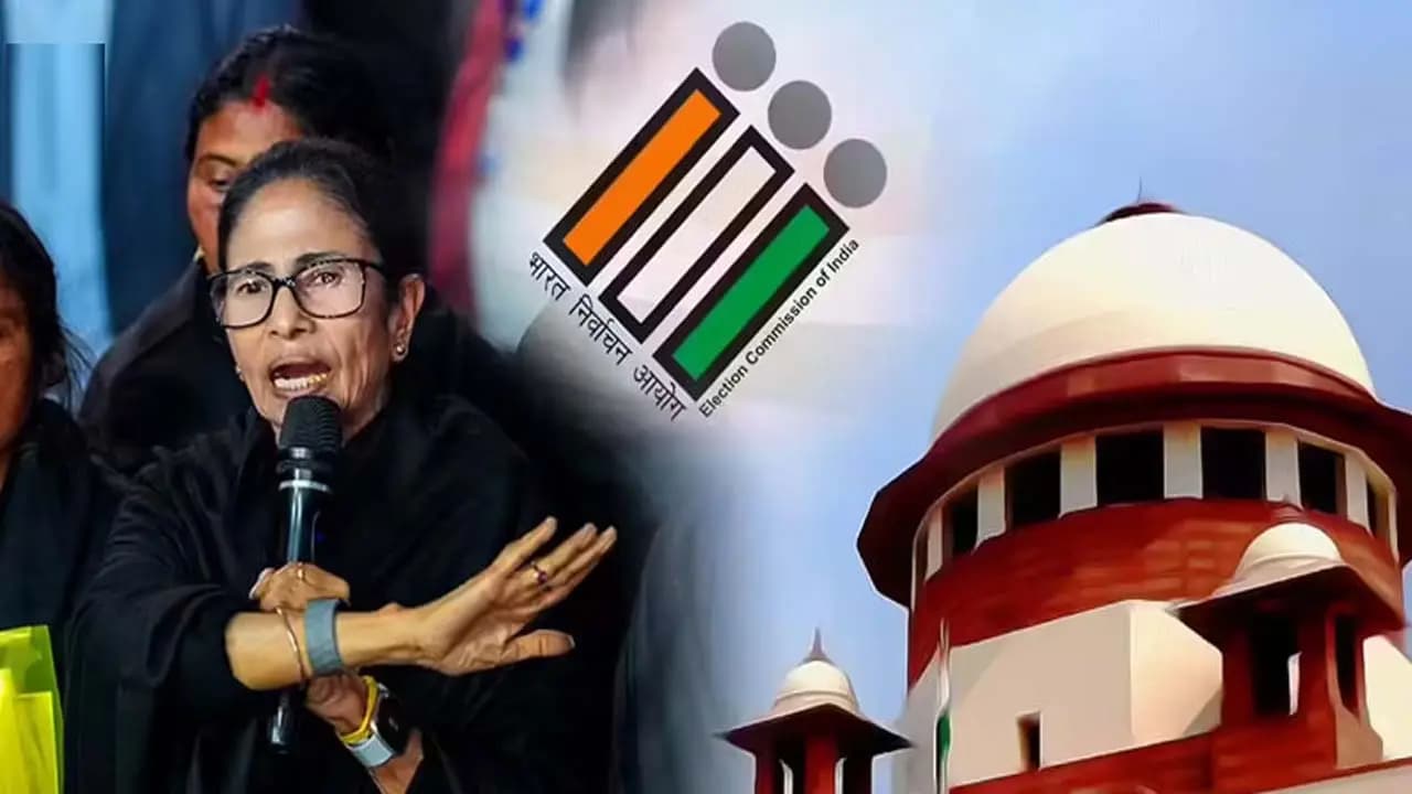 Mamata Banerjee moves the Supreme Court against the Election Commission over the freezing of the TMCs name and symbol