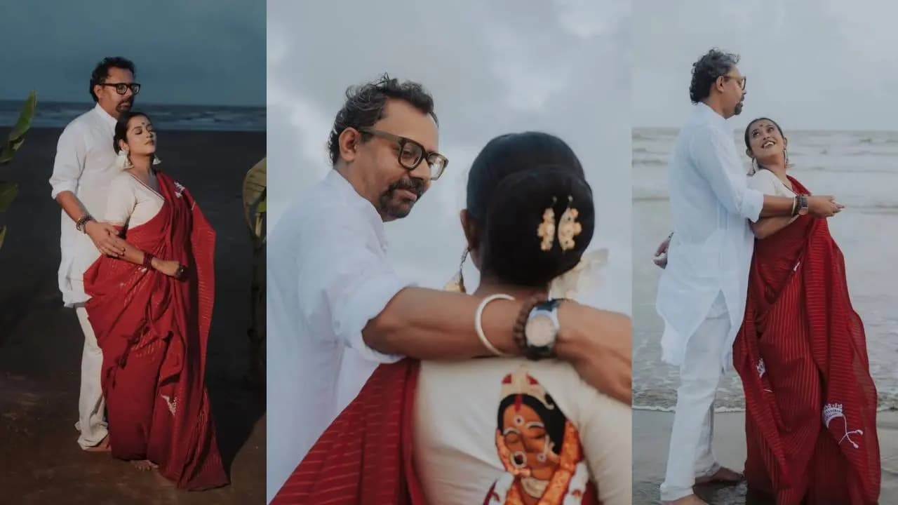 Shruti Das Sparks Social Wedding Rumours With Cryptic Beach Photoshoot Alongside Swarnendu Samaddar