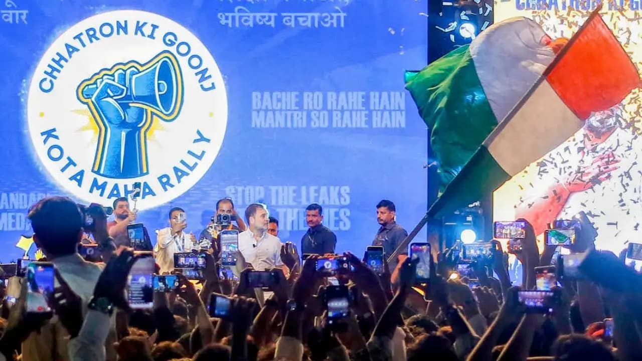 31 conditions police cite the brutal assassination of father Rajiv in the permission granted for son Rahuls Chhatra Ki Goonj event