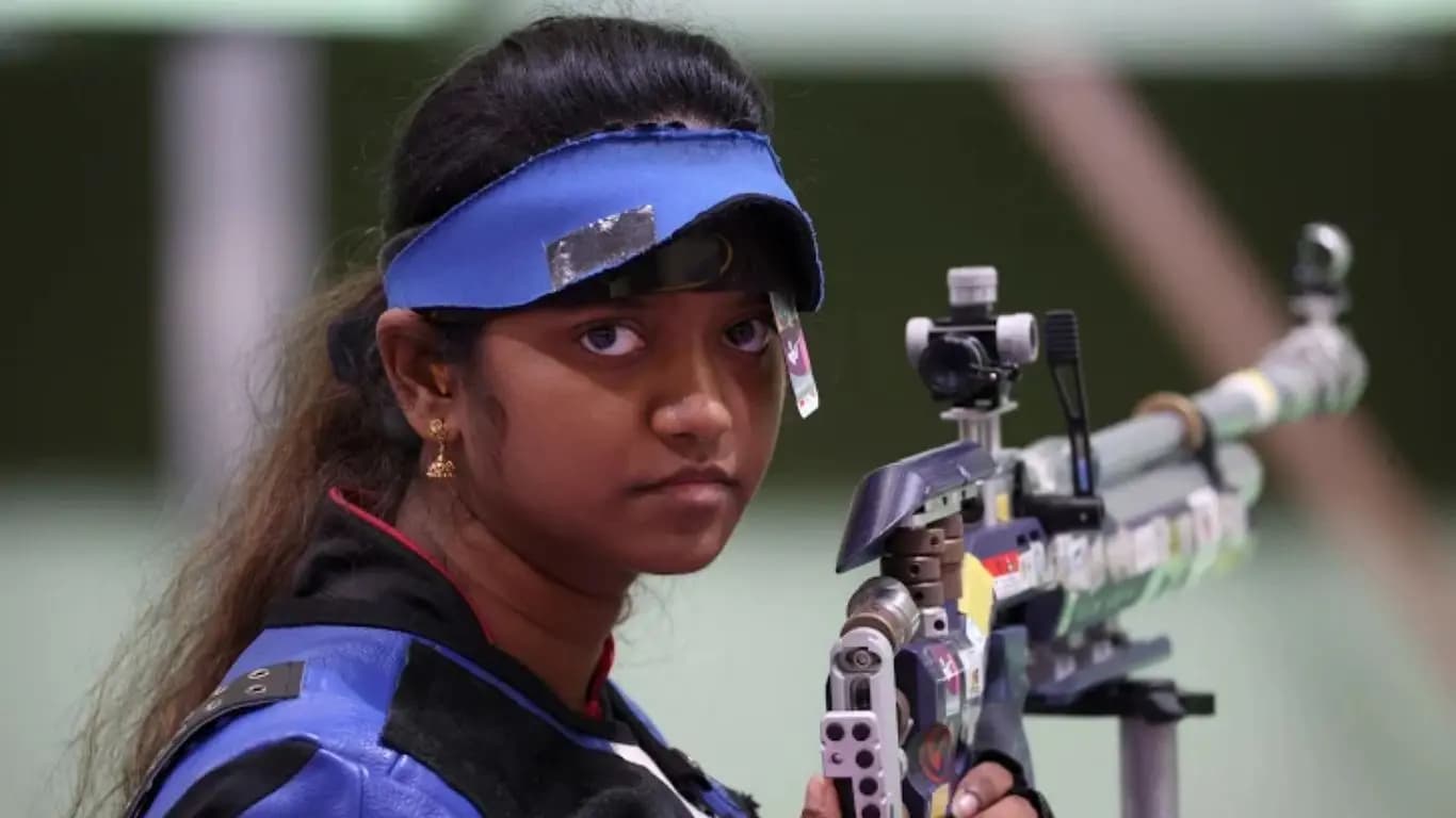 Indian shooters open medal count with silver in womens 10m air rifle team event in Asian Games 2026 