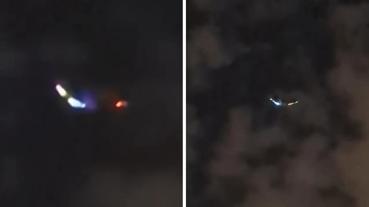 Mysterious object hover over Tehran speculation of UFO sightings