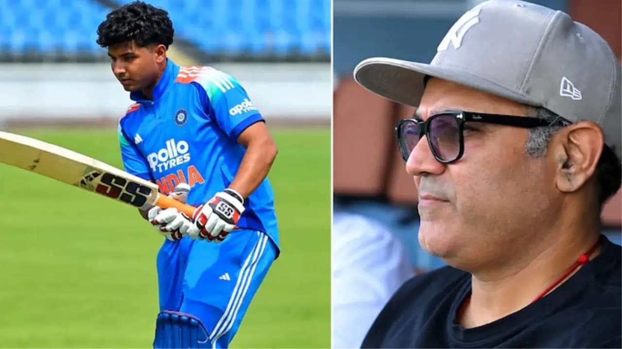 Virender Sehwags son Aaryavir once again impressed in the second U19 ODI against Australia 