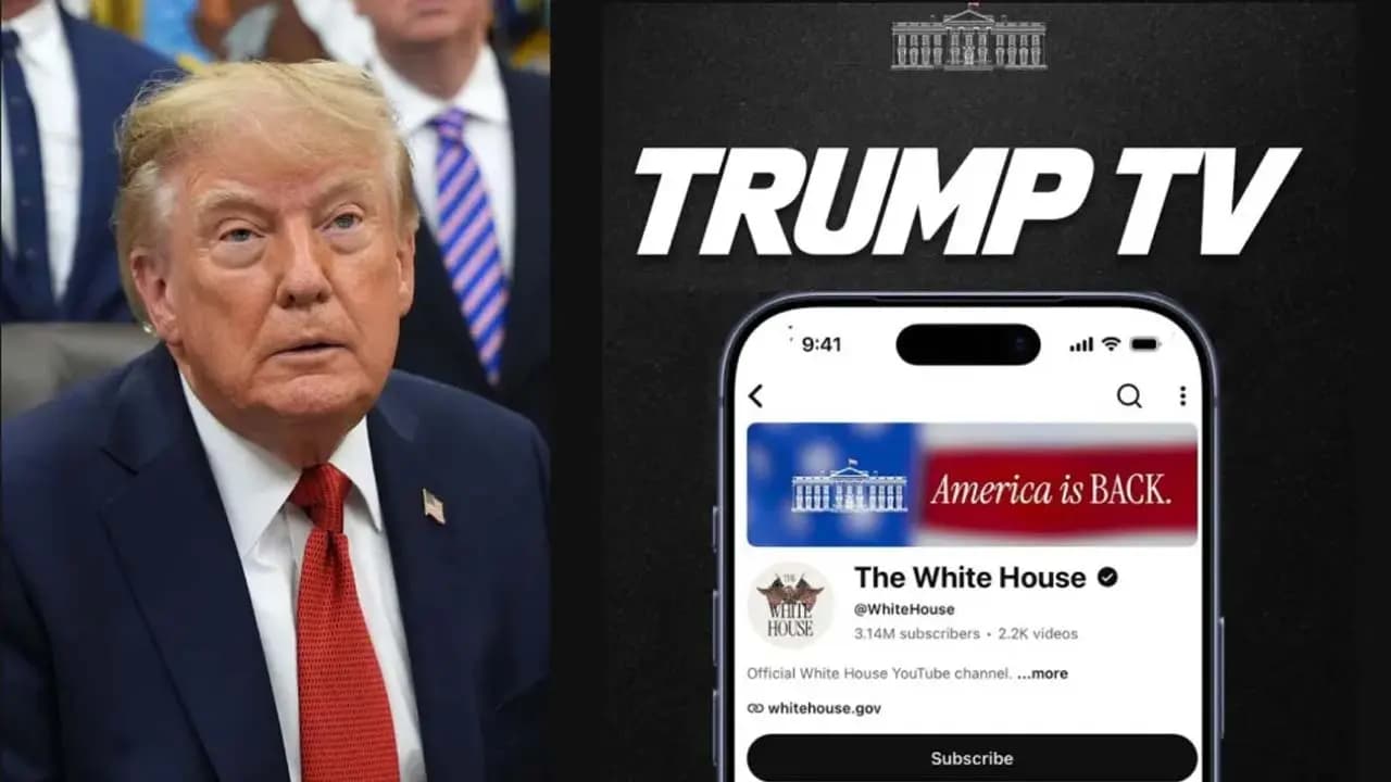 Trump TV: The White House has now launched a Trump TV marking a new twist in the Presidents conflict with TV channels