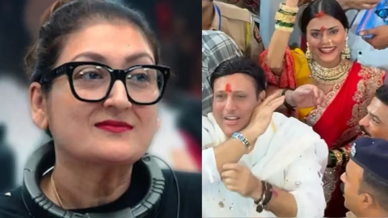 Sunita Ahuja offers Puja to Dakshineswar amid govindas lalbaugcha visit
