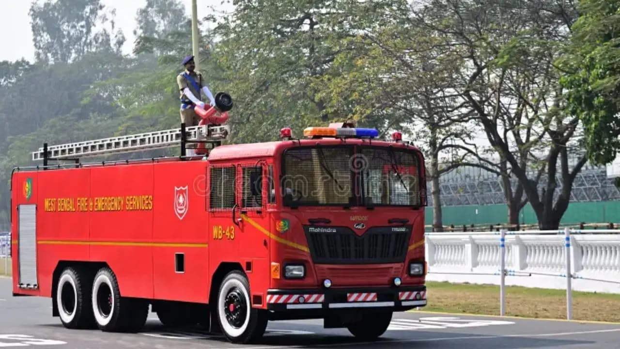 CM Suvendu Adhikari overhauls the Fire Services department ahead of Puja Bengal to see modern firefighting vehicles
