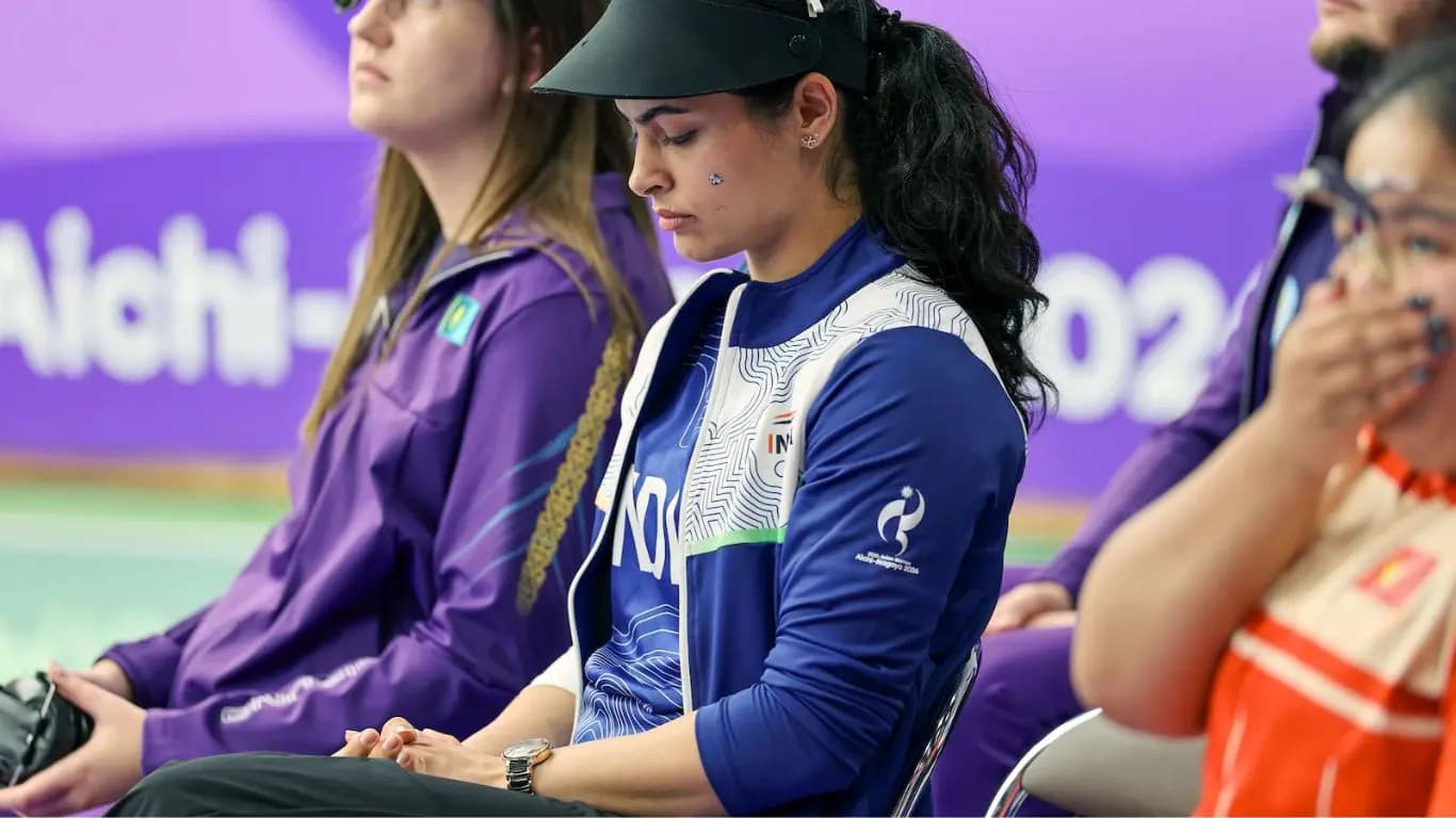 Manu Bhaker breaks down while recalling Jaspal Rana after missing out Asian Games 2026 medal 
