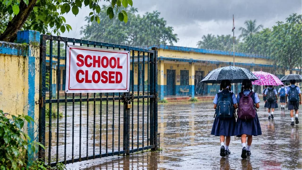 School Holiday Announcement: IMD Issues Warning Due To Heavy Rainfall, Schools Anganwadi Centres Will Be Closed in Six districts in Andhra Pradesh 