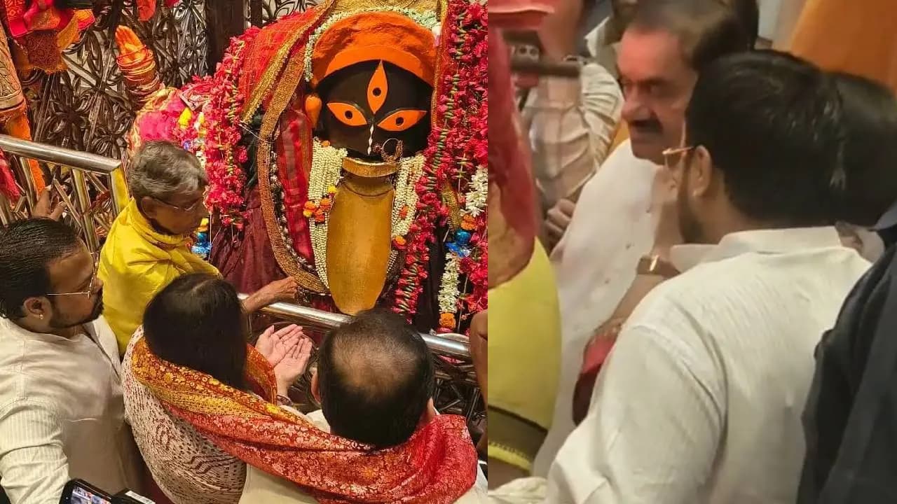 Gautam Adani Kolkata Visit: Gautam Adani Visit Kalighat Temple With Wife, Big Announcement On Writers Building In Few Hours 