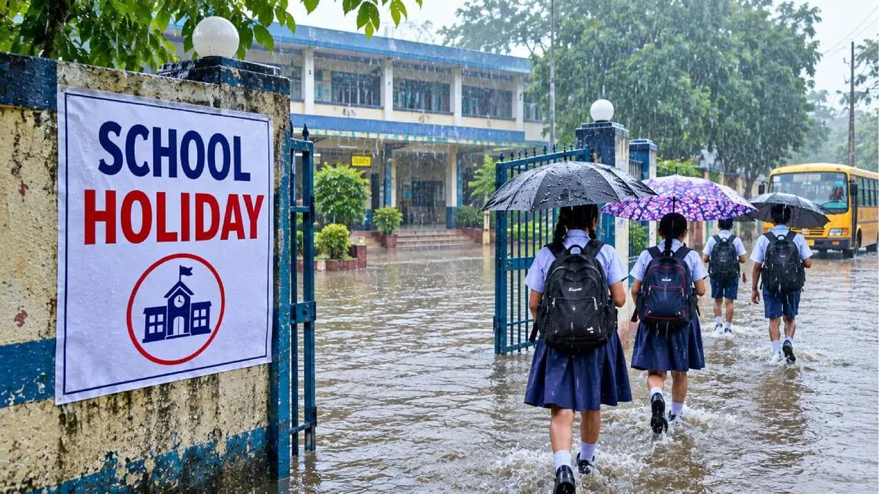 School Holiday Announcement: Schools Will Be Closed For Two Days Amid Heavy Rainfall in Telangana, Odisha